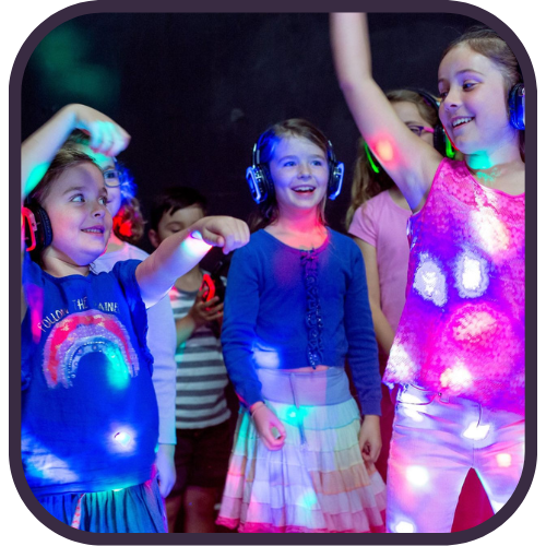Silent Disco for Kids Party Icon